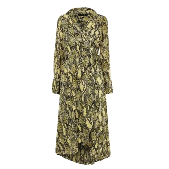 karen millen snake print dress